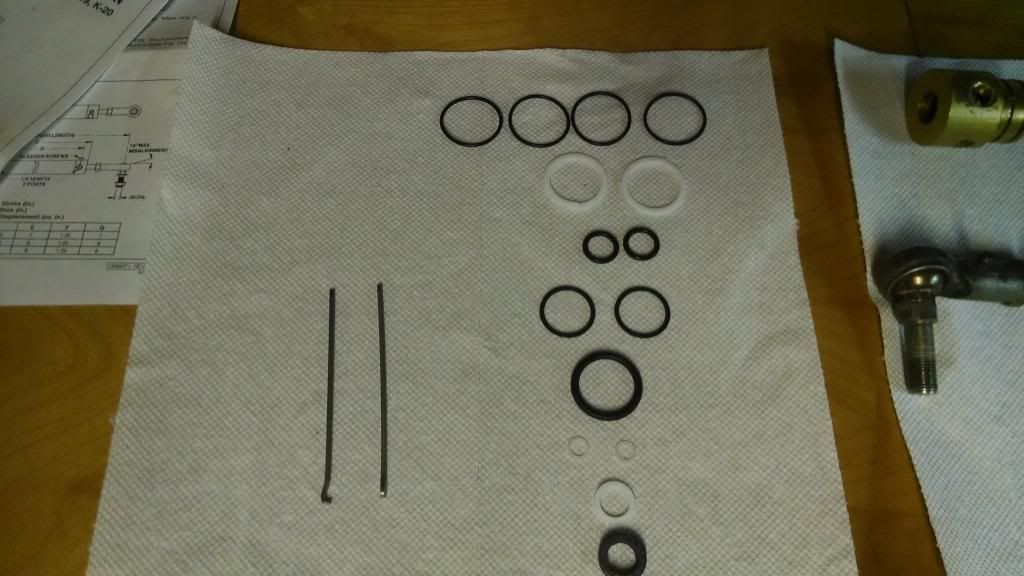 Instructions on how to rebuild a Hynautic K19 steering cyl Trojan